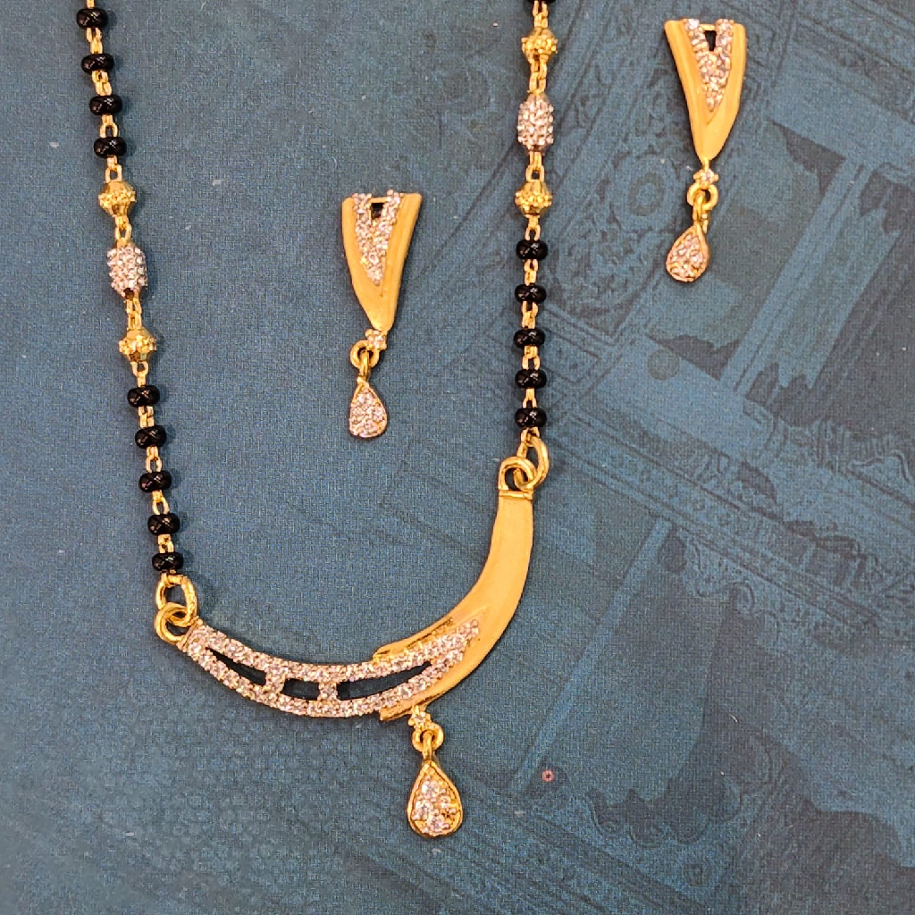 1.Gram Gold Exclusive Finishing Single Line Mangalsutra
