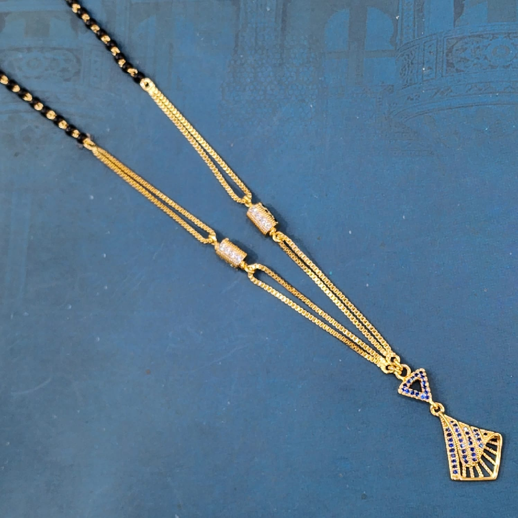 1.Gram Gold Forming Fashion Jewellery Mangalsutra