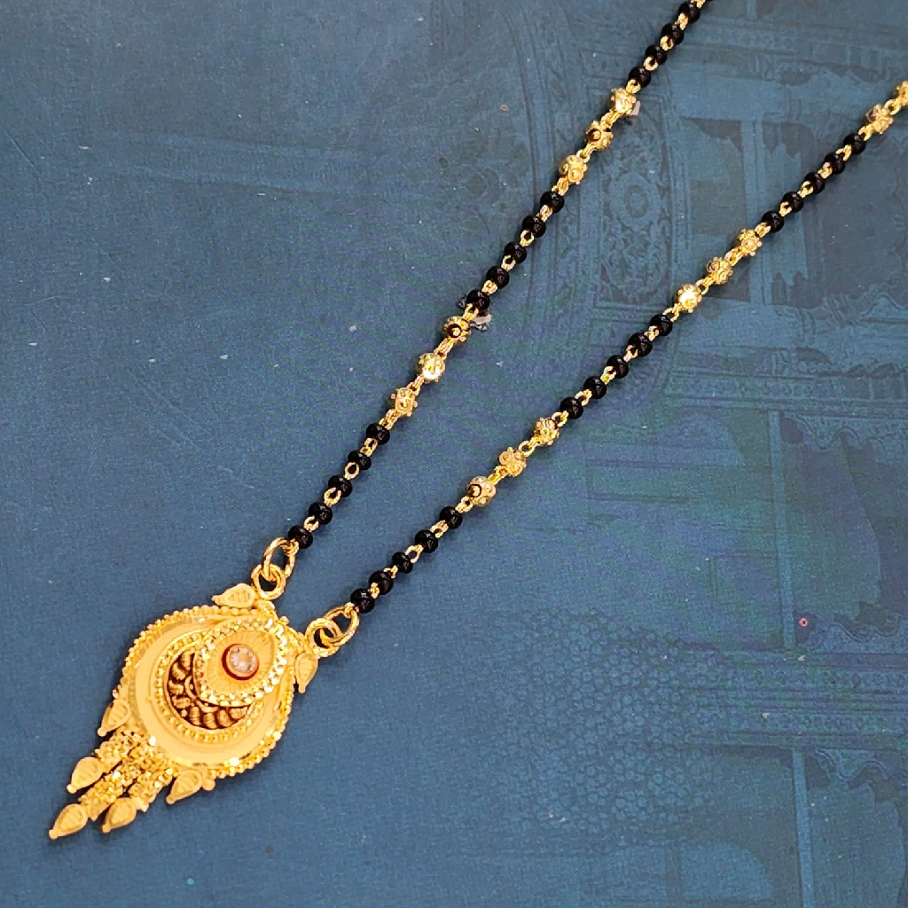 1.Gram Gold Forming Fashion Jewellery Mangalsutra