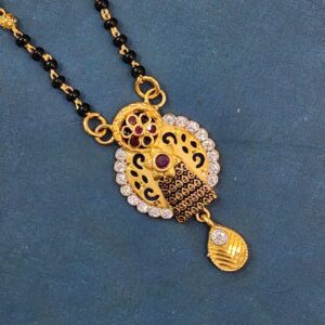 1.Gram Gold Forming Fashion Jewellery Mangalsutra