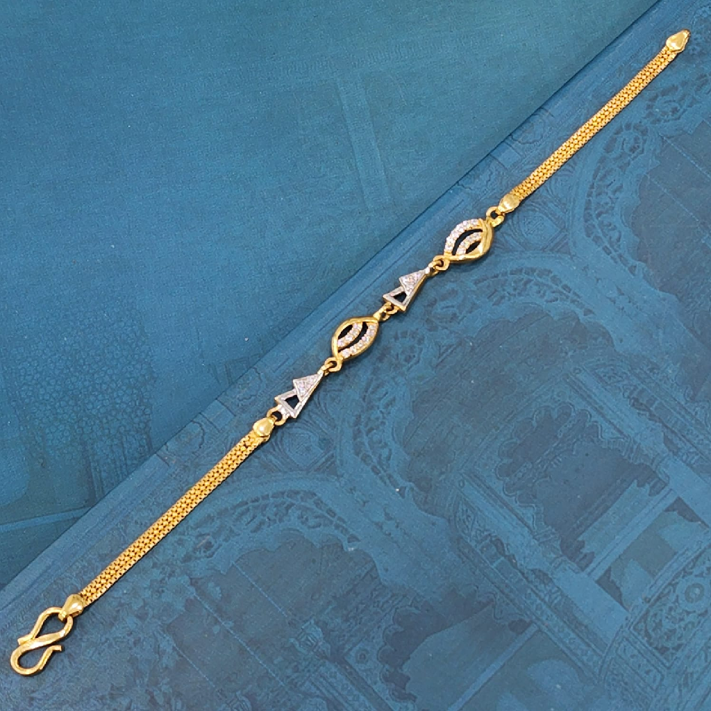 22K Gold Exclusive Stone Ledies Bracelet