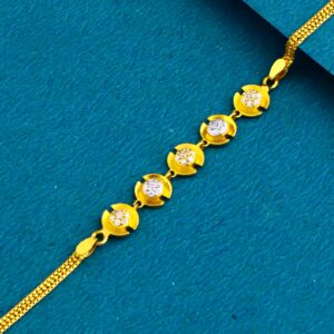 22K Gold Exclusive Round Shape Ledies Bracelet