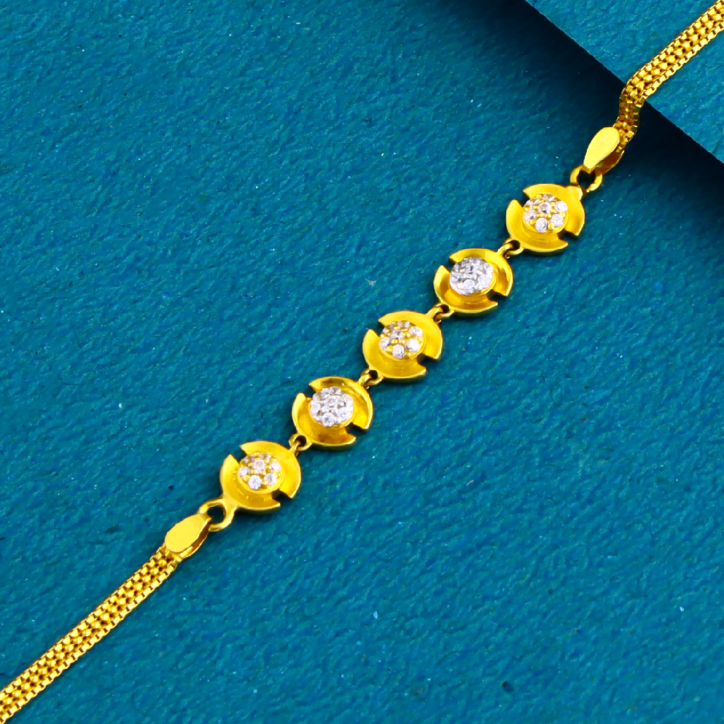 22K Gold Exclusive Round Shape Ledies Bracelet