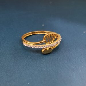 22k 916 gold exclusive plain ladies ring
