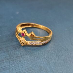 22k gold 916 exclusive ladies ring