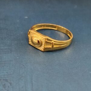22K Gold Exclusive Plane Gents Ring