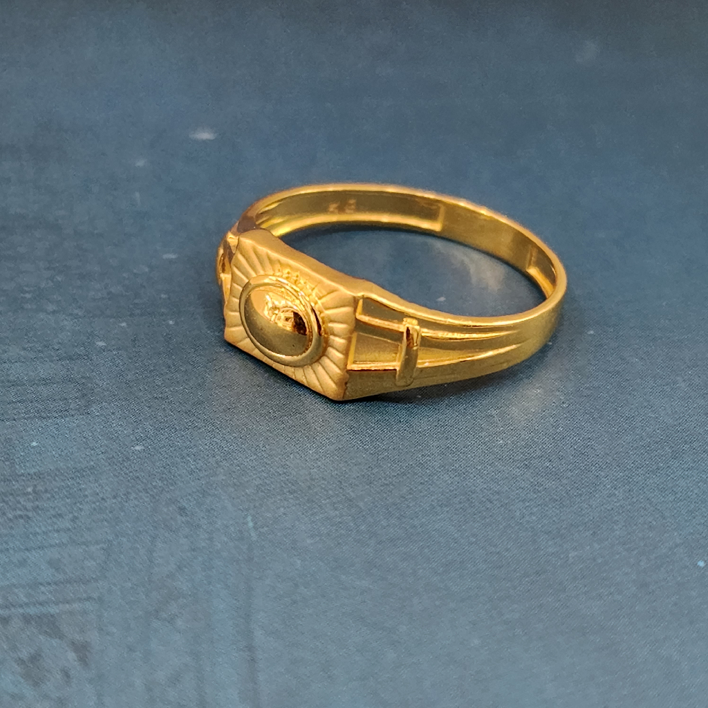 22K Gold Exclusive Plane Gents Ring