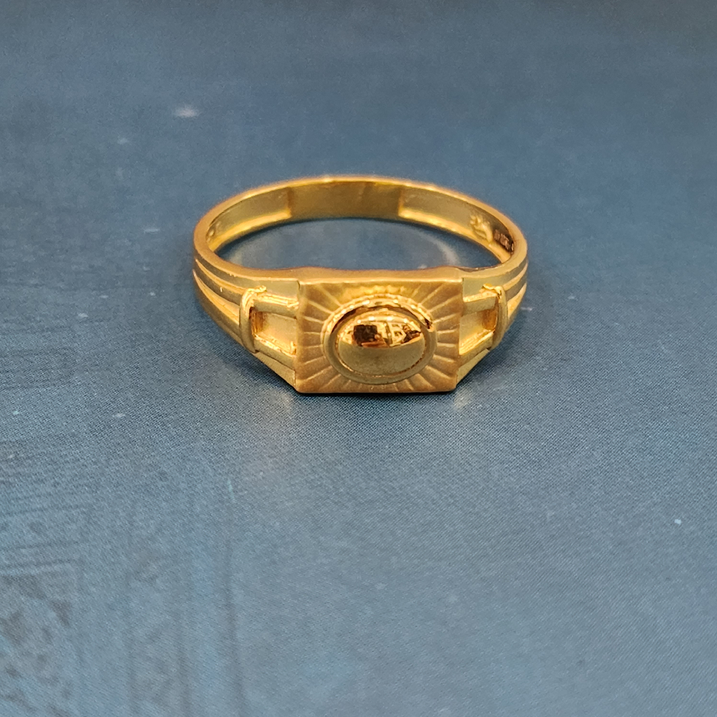 22K Gold Exclusive Plane Gents Ring