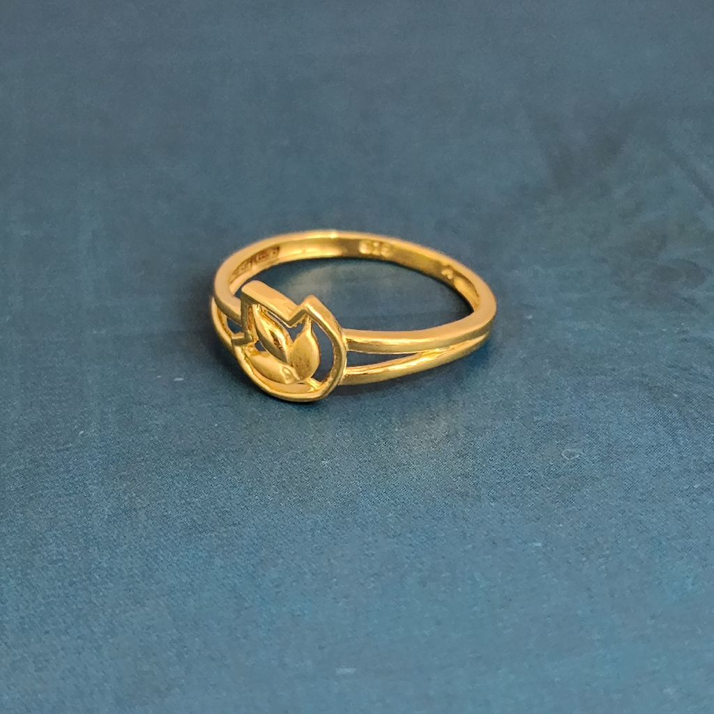 22k gold exclusive plain ladies ring
