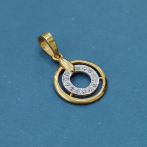22K Gold Exclusive Round Shape Pendant