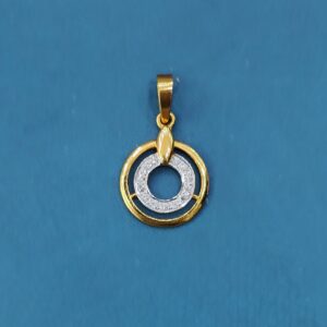 22K Gold Exclusive Round Shape Pendant