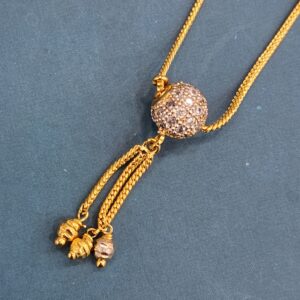 1.gram gold forming fashion  New Latest jewellery mangalsutra