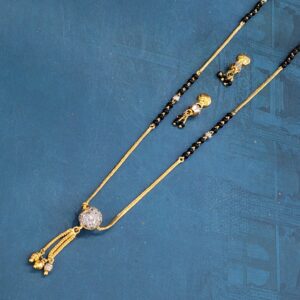 1.gram gold forming fashion  New Latest jewellery mangalsutra