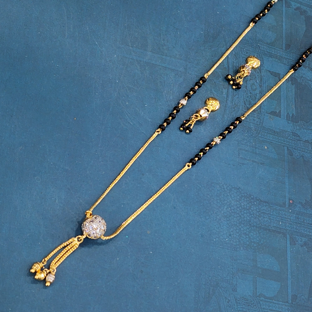 1.gram gold forming fashion New Latest jewellery mangalsutra