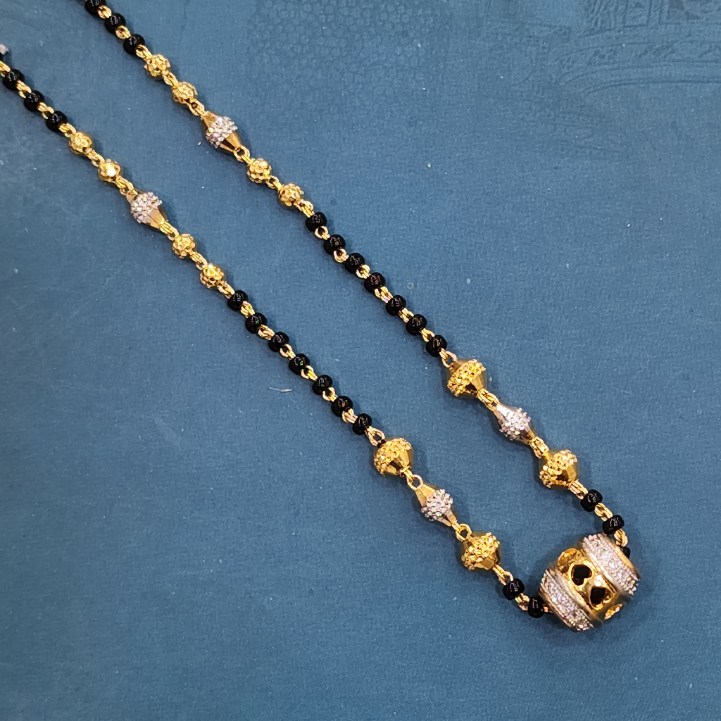 1.gram gold forming fashion Small jewellery mangalsutra