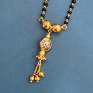 1.gram gold forming fashion Light Weight jewellery mangalsutra
