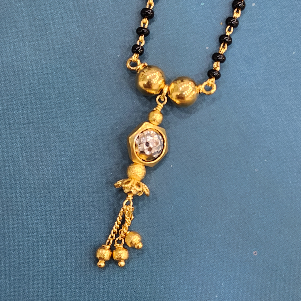 1.gram gold forming fashion Light Weight jewellery mangalsutra