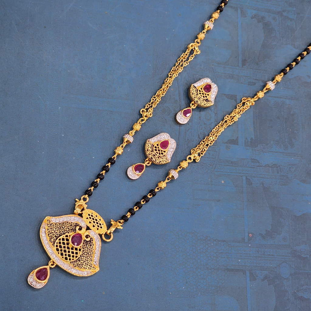1.gram gold forming Kundan fashion jewellery mangalsutra
