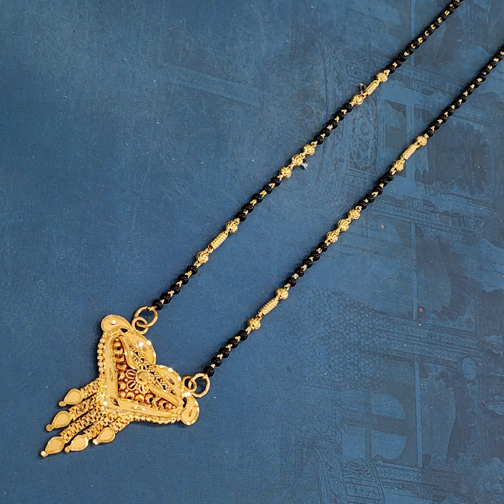 1.gram gold forming fashion Simple jewellery mangalsutra
