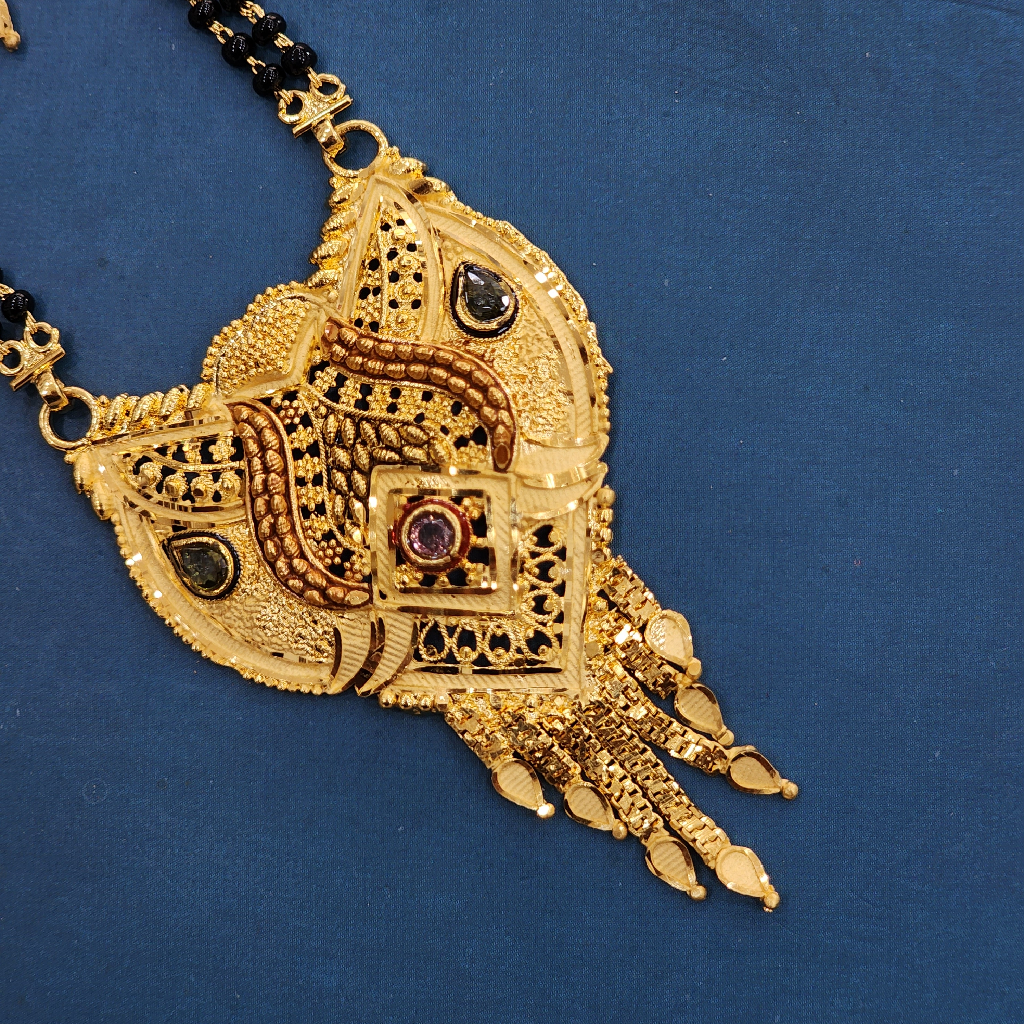 1. gram gold Unique forming fashion jewellery mangalsutra