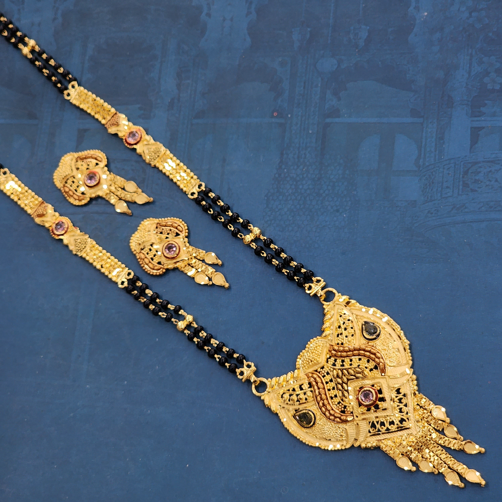 1. gram gold Unique forming fashion jewellery mangalsutra