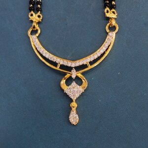 1.gram gold forming Ethnic Design jewellery mangalsutra