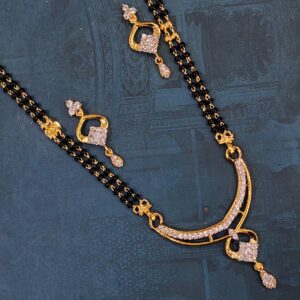 1.gram gold forming Ethnic Design jewellery mangalsutra