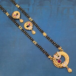 1.gram gold forming fashion Traditional  jewellery mangalsutra