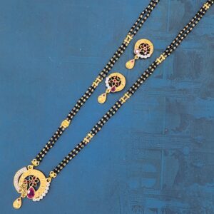 1. gram gold forming fashion jewellery Modern mangalsutra