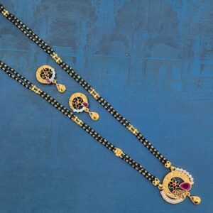 1. gram gold forming fashion jewellery Modern mangalsutra