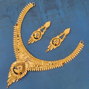 1.gram gold pickcock petrn fashion jewellery