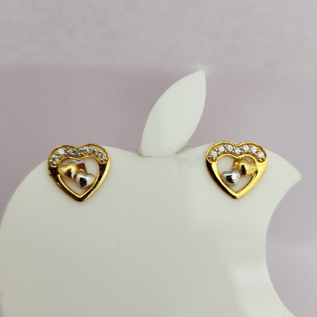 18K Gold Exclusive Heart Shape Earring