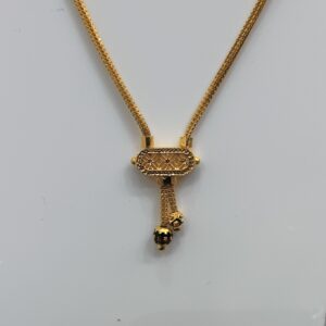 22K Gold Single Line Mangalsutra Doob Kiya