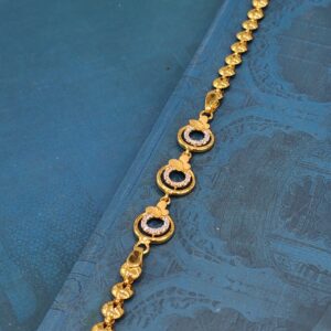 22k gold exclusive butterfly design ladies bracelet