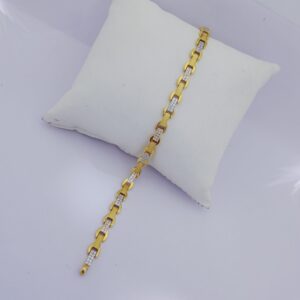 22k Gold Exclusive Stone And Mate Finishing Bracelet