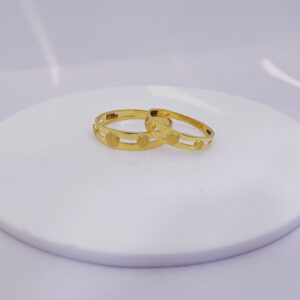 22k Gold Exclusive Couple Bands Ring