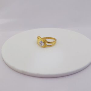 22k gold exclusive plain heart shape ring