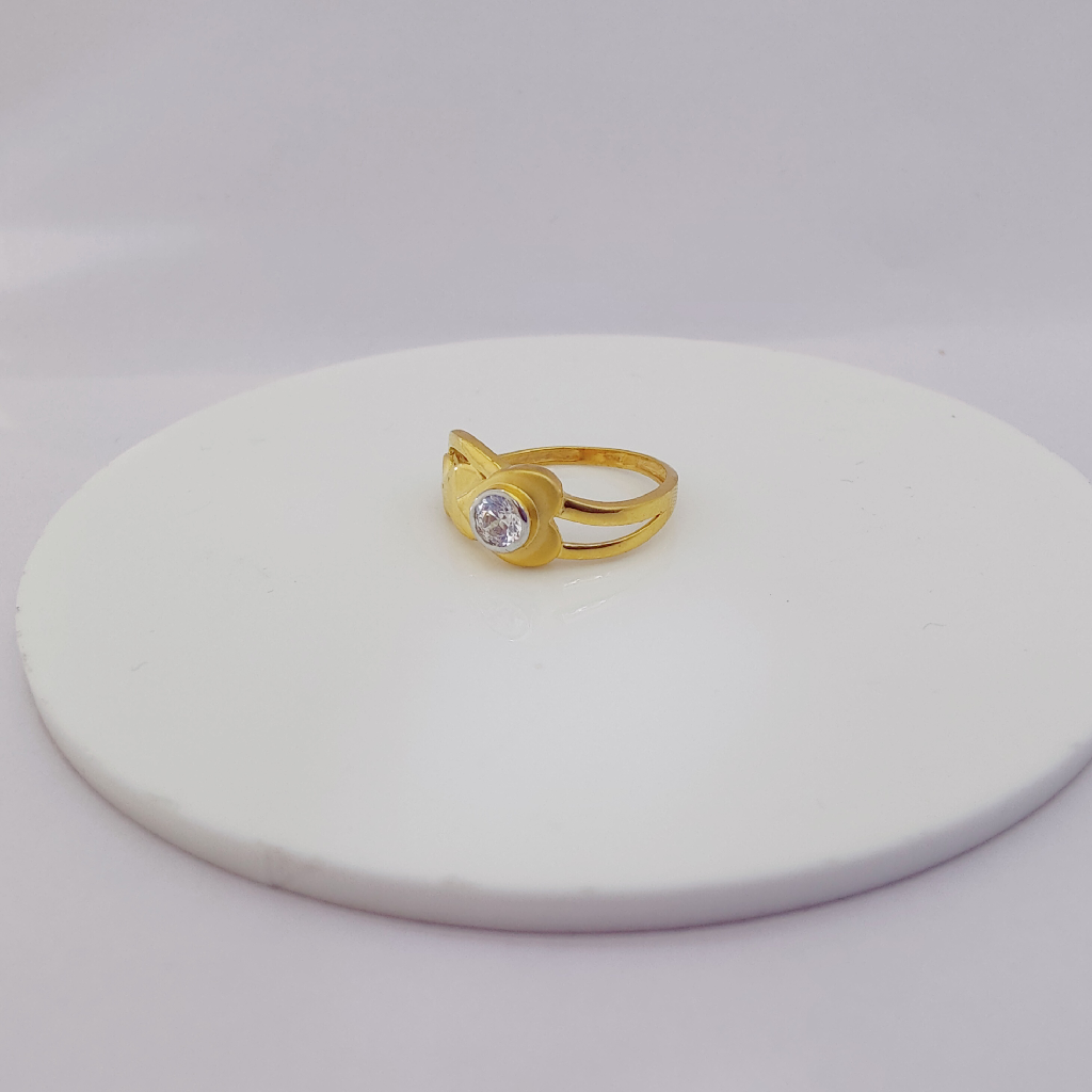 22k gold exclusive plain heart shape ring - Image 3