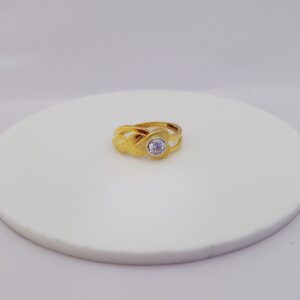 22k gold exclusive plain heart shape ring