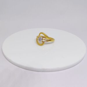 22k Gold Exclusive Single Stone Ring