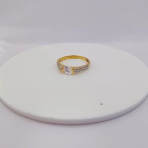 22k Gold Exclusive Stone Engagement Ring