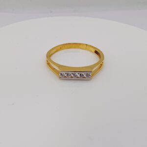 22k gold exclusive stone design ladies ring