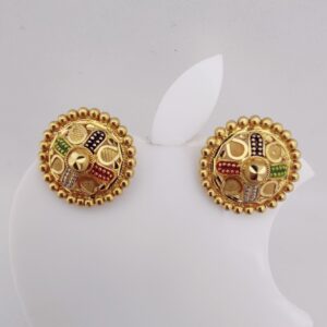 22k gold kalkatti design ladies earring