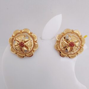 22k Gold Exclusive Round Ledies Earring