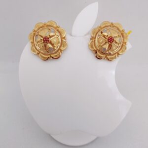 22k Gold Exclusive Round Ledies Earring