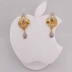 22k Gold Exclusive Stone Earring