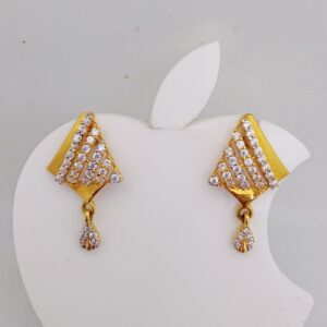 22k Gold Exclusive Mate Finish Earring