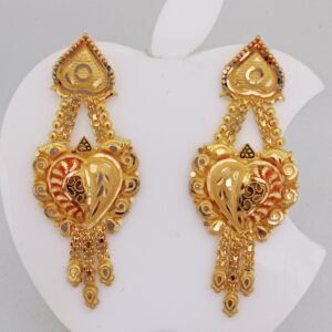 22k Gold Exclusive Set Design Earring
