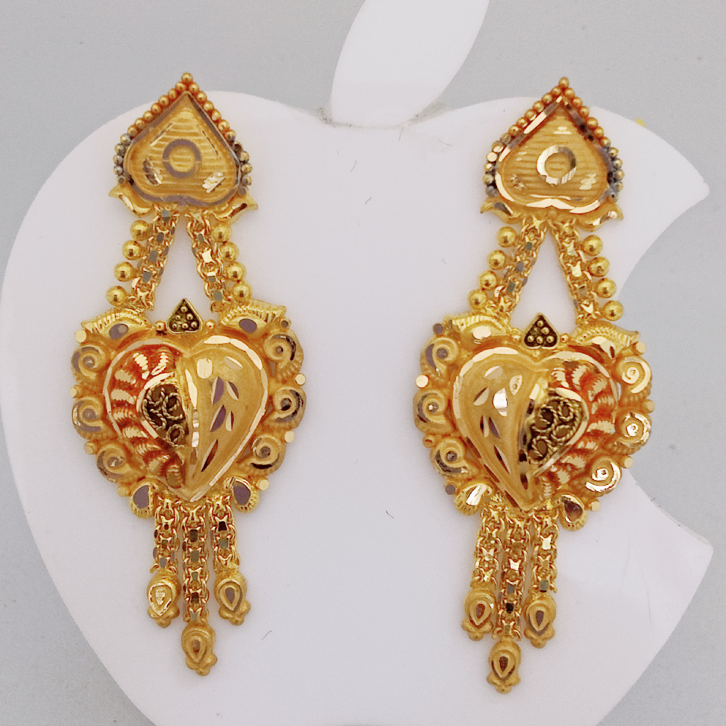 22k Gold Exclusive Set Design Earring