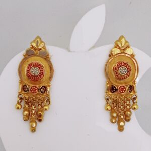 20k Gold Plane Hanging Ledies Earring
